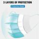 Protective Medical Surgical Mask 3 Ply For Personal Protection Blue Color