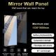 Environment Friendly Interior Bamboo Charcoal Mirror Wall Panels PVC Mirror Wood Veneer