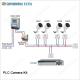 Easy Installation Outdoor waterproof 4CH Power line communication PLC nvr kit