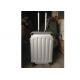 Key Locked Aluminum Suitcase Luggage Silver 4 Wheels With 210D Lining