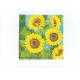 20-Ct 13x13 Sunflower Serviettes , 17gsm Thanksgiving Paper Dinner Napkins