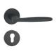 Aluminum Alloy Bathroom Door Lock Handle For 35-60mm Door Thickness In Modern Design