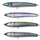 4 Colors 22CM/120g Abalone Shell Wood Bait Treble Hooks Tuna Fishlure Pencil Wooden Fishing Lure