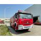SINOTRUK Fire Truck And Fire Engine 310hp 4x2 Type 8 Ton Foam Capacity