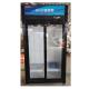 Beverage Glass Sliding Door Display Fridge Showcase Storage And Display