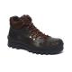 Spring Dark Coffee Lace Up Mens Leather Casual Boots