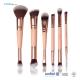 Double Sided 6 Pieces Travel Size Makeup Brush Set With Synethetic Hair