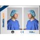 PP Or SMS Disposable Bouffant Surgical Caps , Disposable Nurse Cap Lightweight