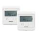 ABS Material Electronic Room Thermostat Temperature Control Gray Backlight