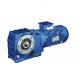 Inline Helical Bevel Gearmotor Speed Reducer Gear Box 5.5KW Electric Motor