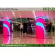 Indoor P2,P4 customized flexible LED screen for shopping mall,3d billboard curved