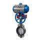 Hydraulic Linkage Industrial Control Valves , Pneumatic Butterfly Valve