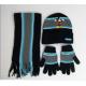 Fashion scarf, hat&gloves set