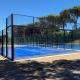 Wheelchair Accessible Padel Tennis Courts Fields Type With PE Fence