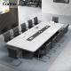 Solid Surface Meeting Room Conference Table Hygienic Antibacterial