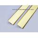High End Aluminium T Bar Trim / Section Gloss Gold For Tile Edging Or Structure