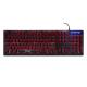 Mechanical Feeling 104 key keyboard , Backlit Ergonomic Keyboard 3 Color Adjustable