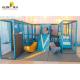 Kids soft play ground climbing with indoor and outdoor playground PU set