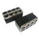 Ethernet Switches RM4-10PADV1F UDE Stacked 2x2 RJ45 Jack  LPJ47408CNL