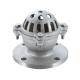 Silver Stainless Steel 304 316 Flanged Foot Valve with Screwed End and Butterfly Design