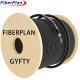 Duct Fiber Optic Cable 4 6 8 12 24 Core GYFTY With Water Blocking Yarn
