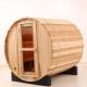 Solid Wood Traditional Heater Barrel Outdoor Steam Sauna 8 Person
