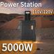EV Charger Portable Solar Generator Power Bank Exporter Power Station 3000W 4000W 5000W