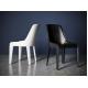 White / Black Custom Made Furniture Solid Wood Dining Chairs For Restaurant