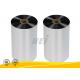 21 Micron Silver Polyester Film Rolls , Silver Polyester Base Film For Wine Boxes