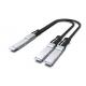 200G QSFPDD to 2x100G QSFP28 Breakout DAC(Direct Attach Cable) Cables (Passive) 1M 200G QSFPDD DAC