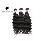 Deep Wave Natural Black 7A Grade Virgin Hair Weaving With No Shedding​