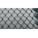 5x5cm Galvanized Chain Link Fence , Stainless Steel Pvc Coated Chain Link Fence