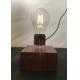 new wooden base wireless rechargable  magnetic floating levitate flying led bulb lamp
