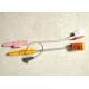 Medical PVC Disposable Oral Suction Tube With Toothbrush