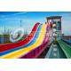 Fiberglass Waterslide for Adult Water Sport Holiday Water Resort  / customized