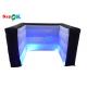 LED Illuminated Inflatable Bar Counter With Blower For Beer Drink Shop Parties
