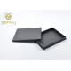 Black Kraft Paper Box Packaging with 1200g Cardboard Base Lid Gift Packing