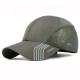100 % Polyester Sports Fitted Hats 6 Panel OEM & ODM 56-60cm Size