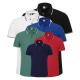 Blank Work 4XL Size Flyita Casual Polo Shirts 100% Cotton For Men