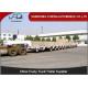 100 - 250 Tons Heavy Equipment Lowboy Trailer , Multi Axles Low Bed Trailer