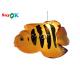 Amusement Parks Yellow Tropical Fishes 2m Inflatable Lighting Decoration