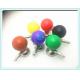 Rubber Ball Reusable ECG Electrodes / Limb Clamp Ecg Electrodes CE Standard