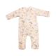 Infants Toddlers Autumn Pink Knitting Long Sleeve Bodysuit Clothing Rompers With Zipper