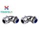 90 Degree Liquid Tight Fittings L Type Metal Elbow Hose Fittings For Conduit Size 19mm