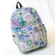 gray flower canvas backpack messenger bags wholesale купить рюкзак mochilas por mayor