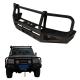 Black Customized Rear Bumper Offroad Steel for Toyota Land Cruiser LC79 Powder Coating