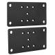Nonstandard Post Anchor Base Steel Plate for 2x4 4x4 Deck Railing Wood Fence Mail Post Bracket Mounting