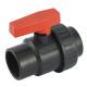 1/2 Inch to 4 Inch Plastic UPVC Single Union Ball Valve with Fixed Ball and EPDM O-Ring