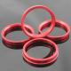 Anodize Red Aluminum Hub Centric Rings OD73.0 ID63.4 for Mazda Volvo