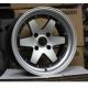 BC17 Mitsubishi Nissan Honda Chevrolet 15*7J 4*114.3 deep dish casting wheels silver Black
